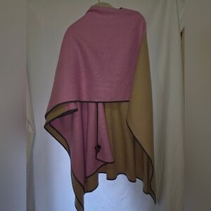 Fina Estampa Peru Alpalca Collezione's Wrap/Shawl Pink/Tan